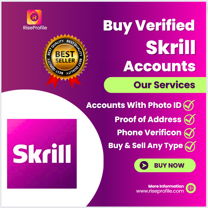 Buy Verified Skrill Account - Riseprofile
